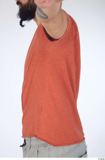 Turgen casual dressed orange t-shirt upper body 0003.jpg